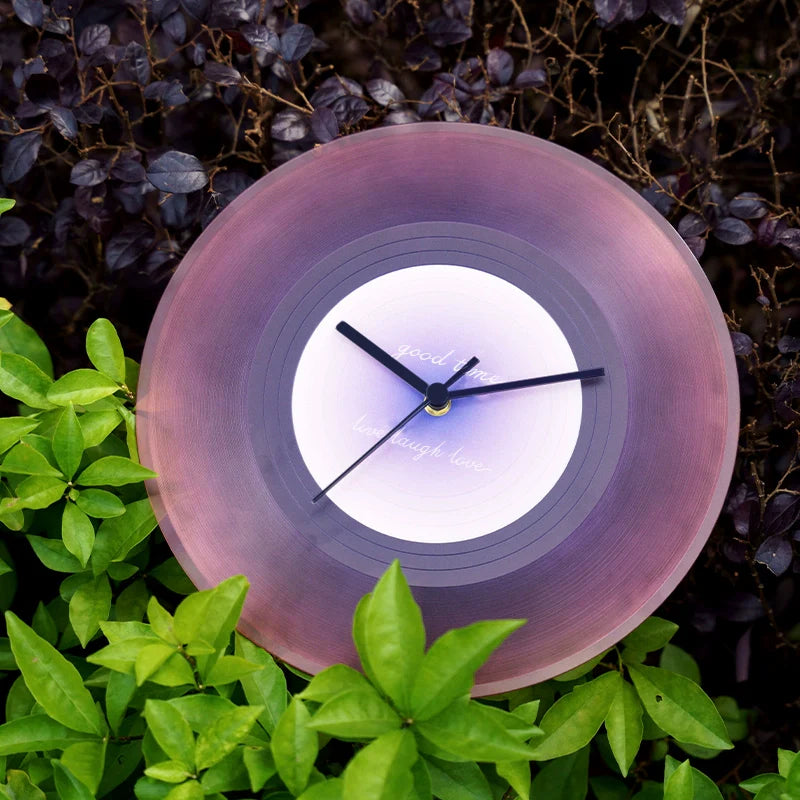 Vinyl Record Clock with Stand-4