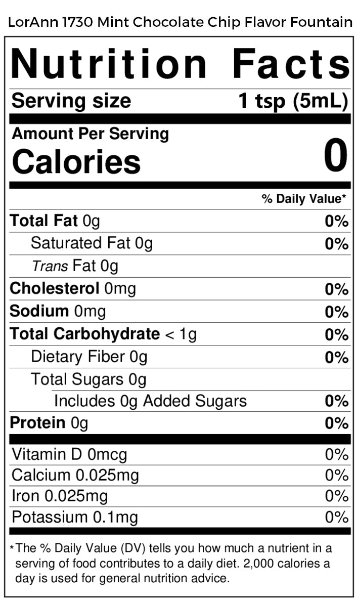 Chocolate Chip Mint Flavor - 4 oz. - 32 oz. - Ice Cream and Beverage Flavors - LorAnn Oils - Canadian Distribution-3