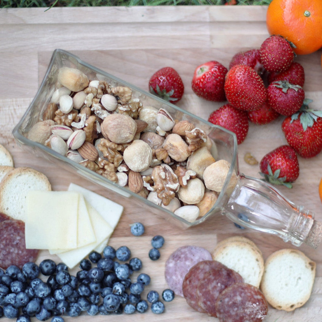 Jack Daniel Bottle Glass Platters