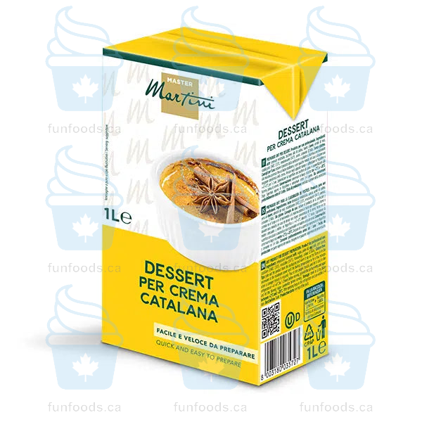 Crema Catalana Dessert Base - Case of 12 x 1L - Master Martini Canada-1