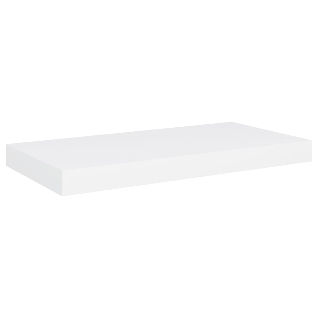 NNEVL Floating Wall Shelves 2 pcs White 50x23x3.8 cm MDF