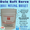 Dole Soft Serve | Slush Mixing Bucket, Lid and Whip - Mixing Bundle-0