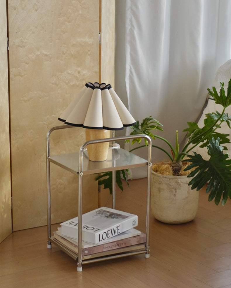 Vintage-Style Floor Storage Rack-0