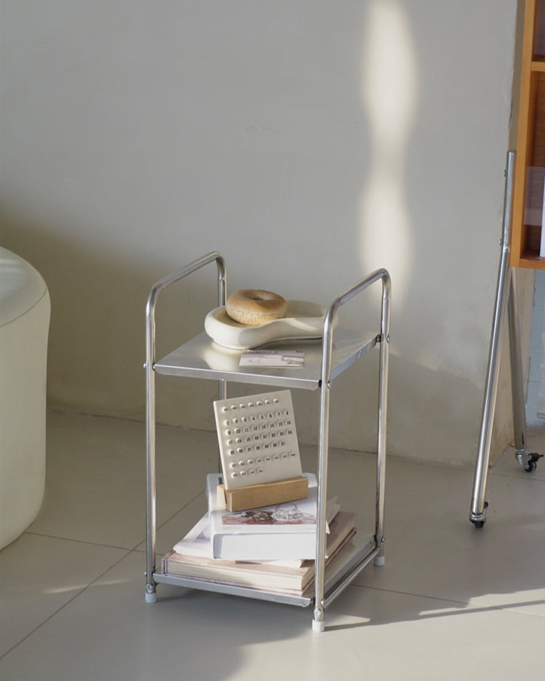 Vintage-Style Floor Storage Rack-2