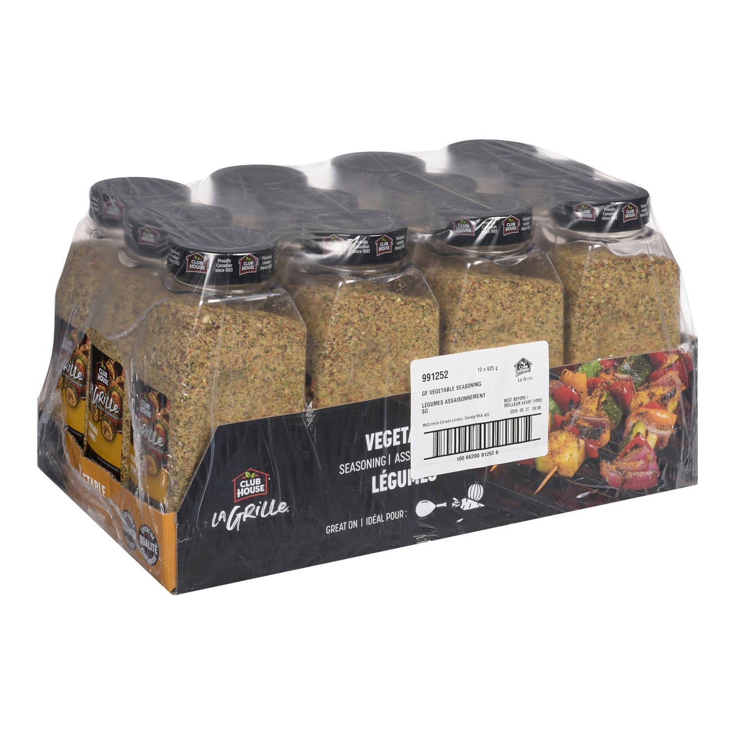 Vegetable Seasoning La Grille - 12 x 625 g (Case = 1 x 625 g) - Mccormick & Co - Restaurant and Foodservice Ingredients - Canadian Distribution-1